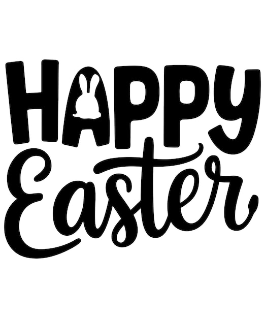 Conejo de pascua feliz