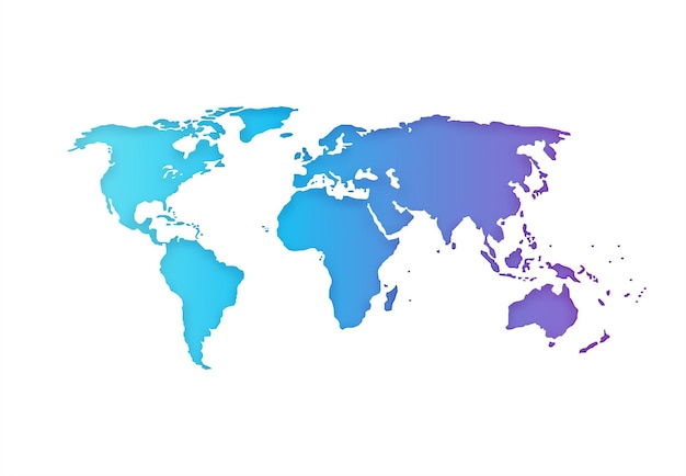 Conexión de red global Concepto de composición de puntos y líneas del mapa mundial de negocios globales Ilustración vectorial