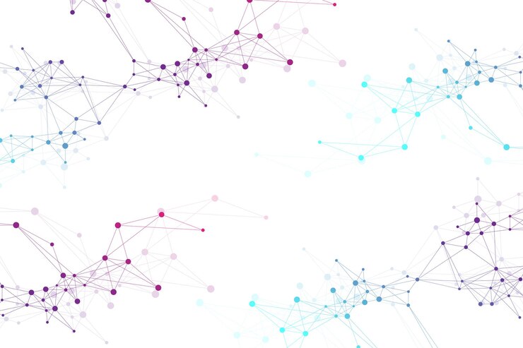 Vector conexión de red mundial. fondo de visualización de red y big data. negocio global. ilustración vectorial.