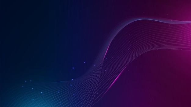 Conexión de red tecnología futurista fondo de diseño colorido