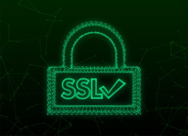 Vector conexión segura a internet icono de plexo ssl protección segura ssl ilustración de stock vectorial