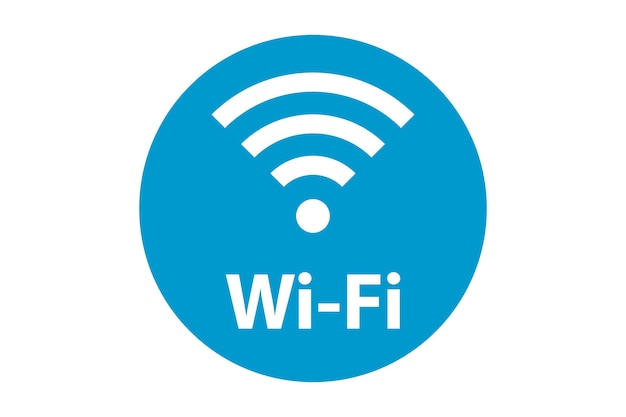 Vector conexión de señal de símbolo wi fi señal de tecnología de internet inalámbrica vectorial icono de comunicación de red wifi