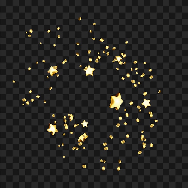 Confeti cayendo para celebrar el vector de vacaciones