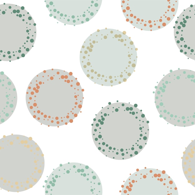 Confeti disperso sin costuras caótica decoración abstracta ilustración vectorial