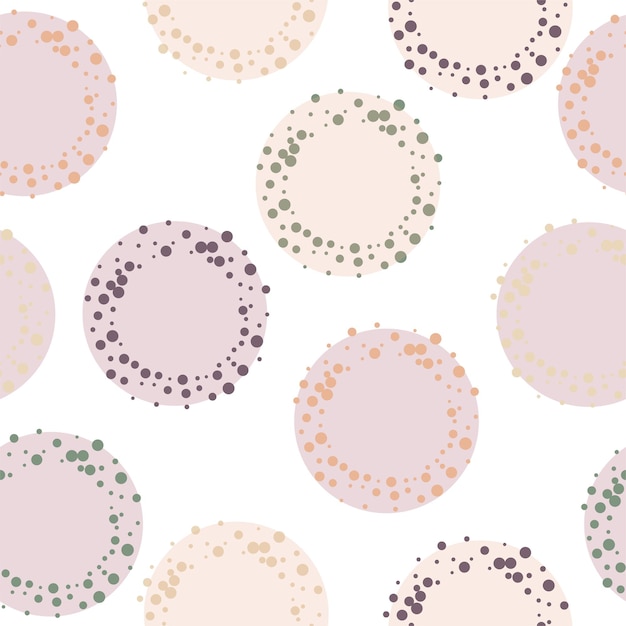 Confeti disperso sin costuras caótica decoración abstracta ilustración vectorial