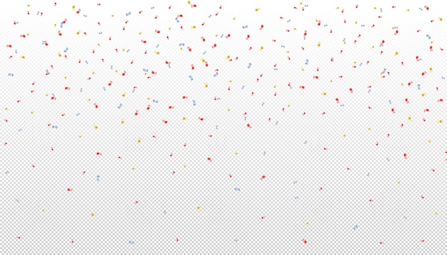 Confeti dorado de Navidad Caída de confeti brillante que brilla en color dorado Elemento de diseño del día de San Valentín de cumpleaños Fondo de vacaciones Confeti de Pascua