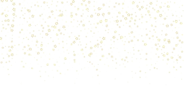 Confeti de estrellas brillantes de oro