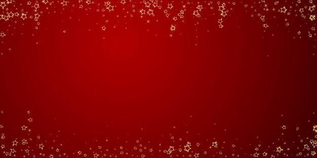Confeti de estrellas brillantes de oro