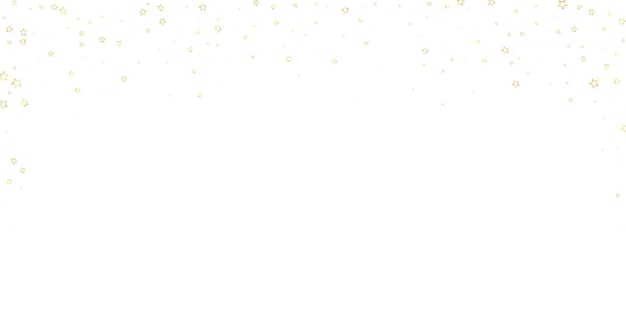 Confeti de estrellas brillantes de oro
