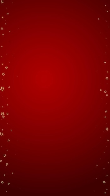 Confeti de estrellas brillantes de oro