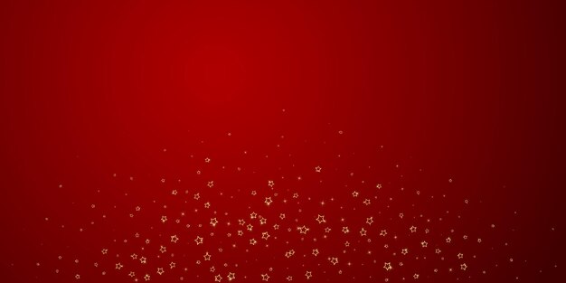 Confeti de estrellas brillantes de oro