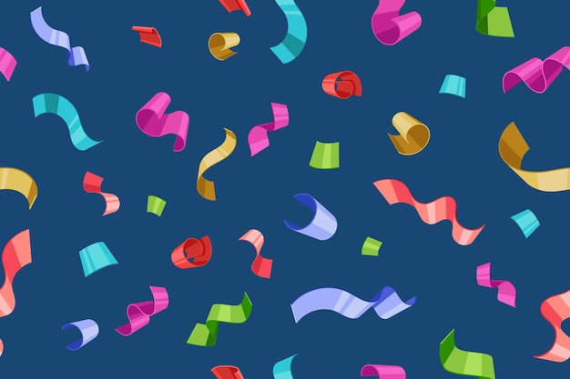 Confeti fallido para el fondo del festival invitación de fiesta de cumpleaños carnaval celebrar concierto de glamour partículas voladoras brillantes y coloridas efecto mosaico mágico ceremonia romántica adorno vibrante