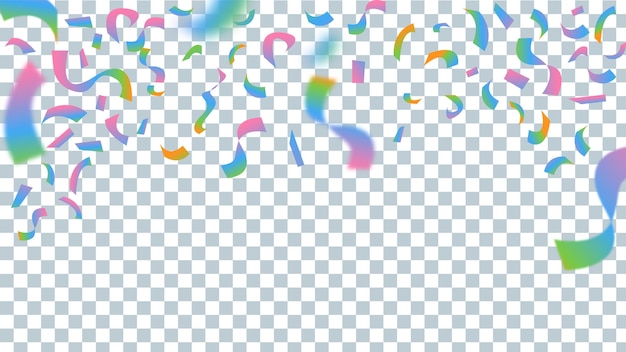 Vector confeti para tu celebración