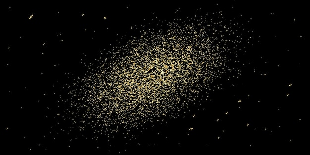 Confetti abstracto diseño de plantilla de fondo sin costuras cinta de oro saludo de lujo patrón de confeti