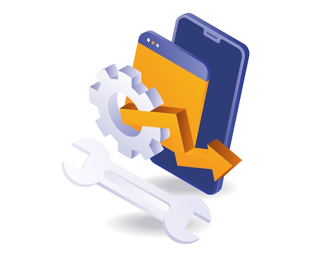 Configuración de la aplicación de actualización de tecnología del teléfono inteligente