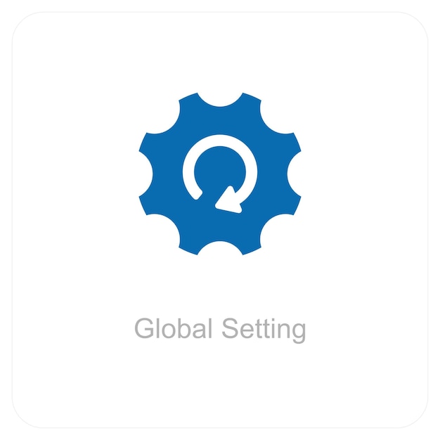 Configuración global y concepto de configuración del icono