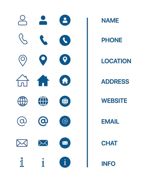 Configuración del icono de la fecha y la dirección de la hora Ubicación del reloj del calendario Trucado editable Vector lineal