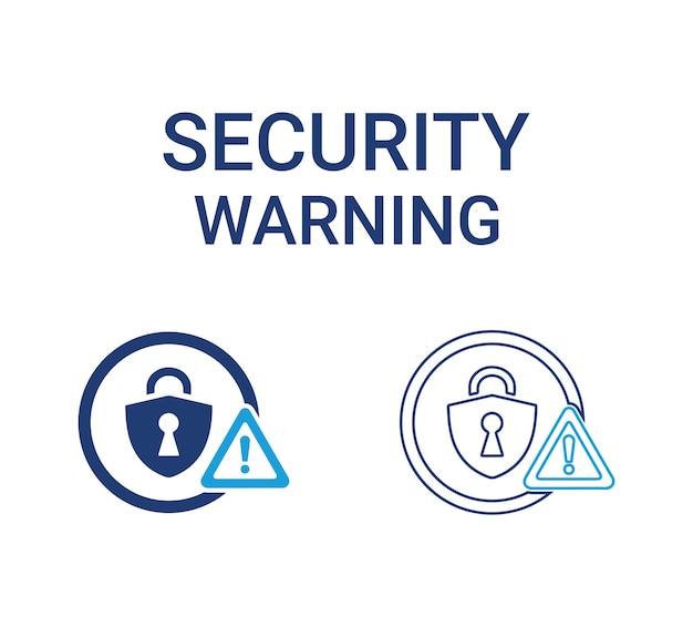 Configuración del icono de seguridad cibernética Símbolo de protección de datos Icon de seguridad de la red protegida