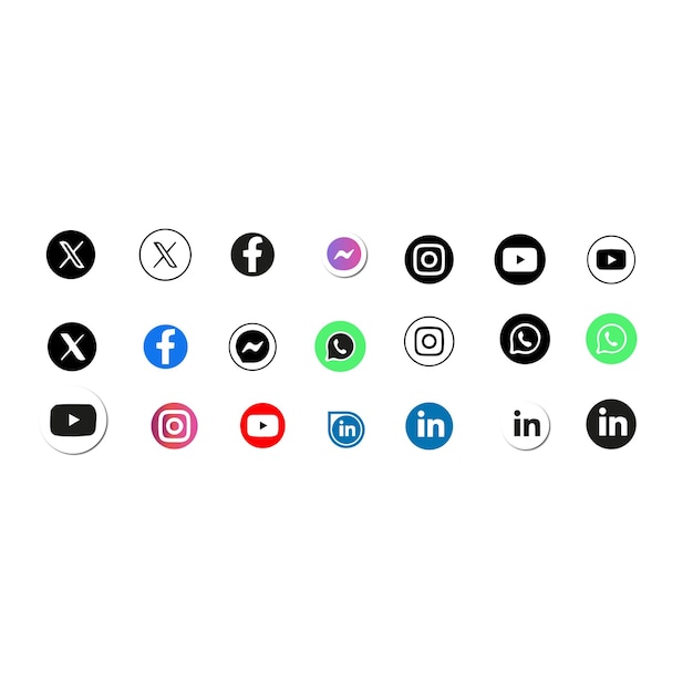 Configuración de iconos de las redes sociales