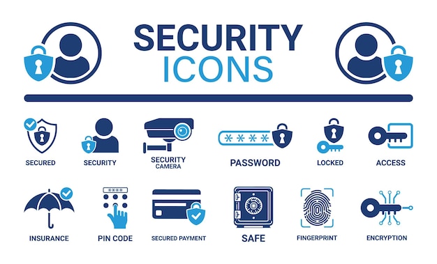 Configuración de los iconos de seguridad