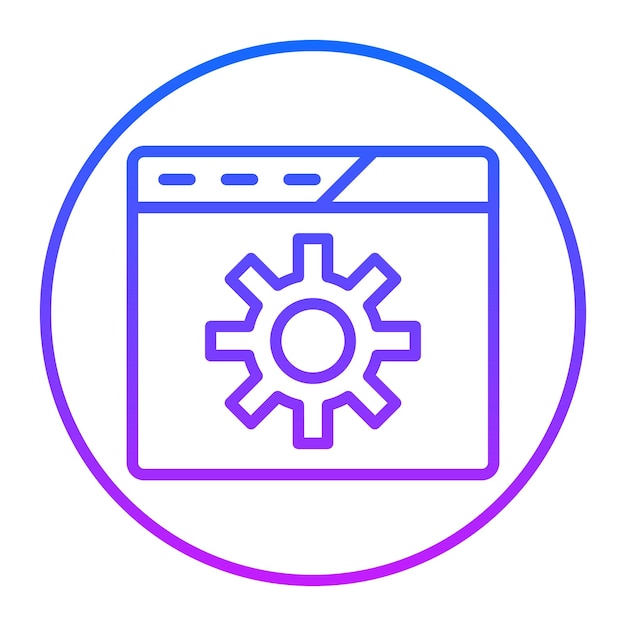 Configuración de los iconos vectoriales del navegador