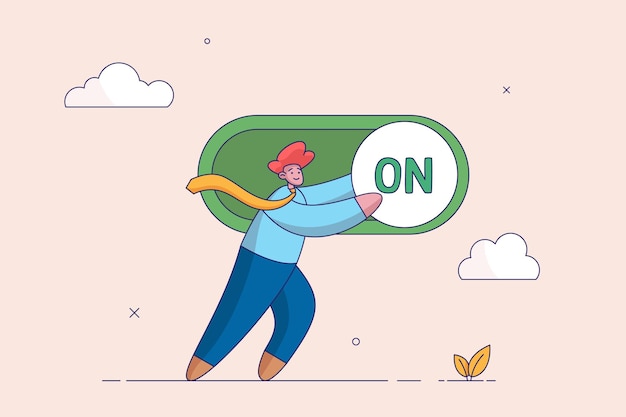 Configuración o concepto de preferencia Activar cambio de paradigma o cambio para mejorar el estado