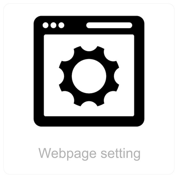 Configuración de la página web
