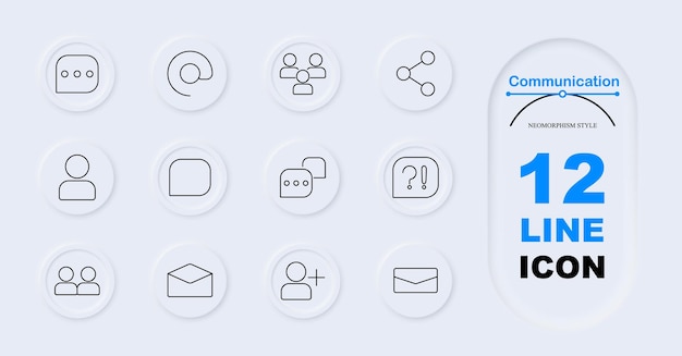 Configure el icono de comunicación Mensaje en espiral chat de grupo conexión conversación burbuja correo electrónico persona añadir chat con signo de pregunta Interacción social mensajería notificaciones de chat de grupo en línea