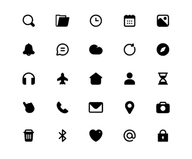 Configure el icono de la fecha y la ubicación El trazo editable contiene iconos como el calendario, la fecha, el mapa, el reloj pin