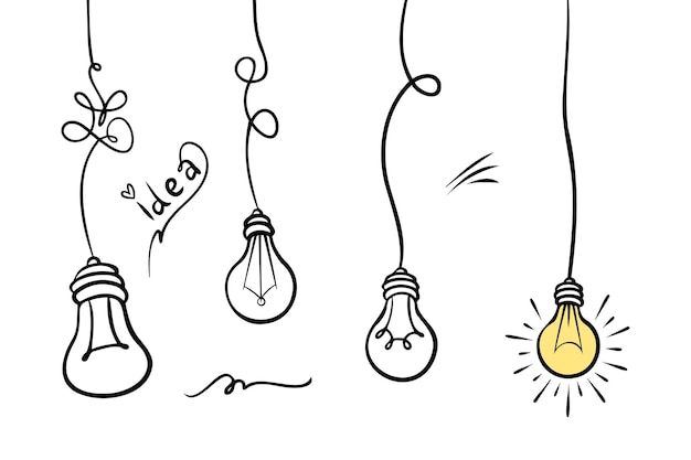Confusión claridad o concepto de idea de vector de ruta Simplificando la compleja ilustración de vector de Doodle
