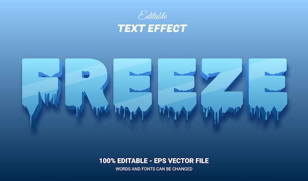 Congelar efecto de texto editable