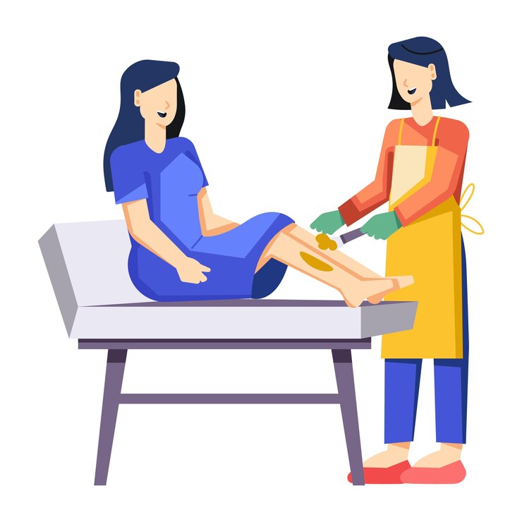 Vector conjunto de 16 ilustraciones planas de salones de belleza