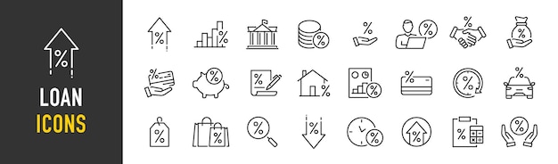 Vector conjunto de 200 iconos de trabajo en equipo y gente de negocios en estilo de línea gente de negocios del equipo colaboración de recursos humanos investigación reunión de asociación apoyo empresario colección ilustración vectorial