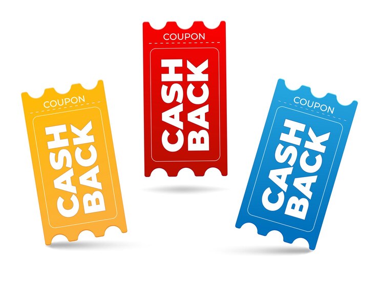 Vector conjunto de 3 cupones de valoración 3d promoción de regalos