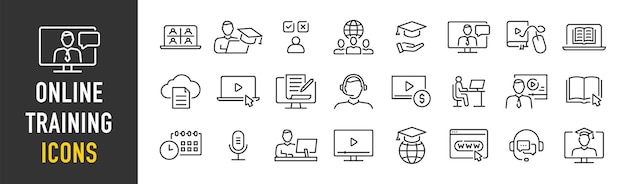 Conjunto de 400 iconos web de medicina y atención médica en estilo de línea Ilustración vectorial de medicina y atención médica RX