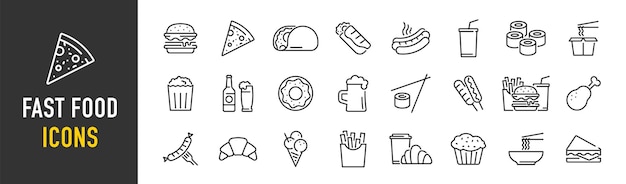 Conjunto de 60 iconos web de marketing digital en estilo de línea Comunicación de retroalimentación de redes sociales Análisis de contenido de marketing Colección de comercio electrónico Ilustración vectorial