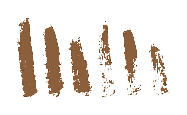 Conjunto de abstractos puntos de diseño de grunge elementos ilustración vectorial