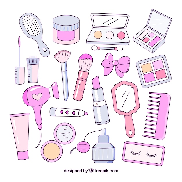 Conjunto de accesorios de belleza