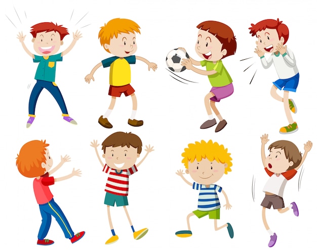 Un conjunto de actividades para niños