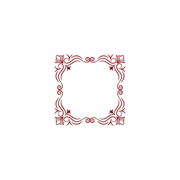 conjunto de adornos de borde vectorial