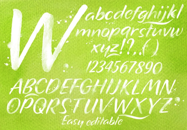 Vector conjunto de alfabeto moderno