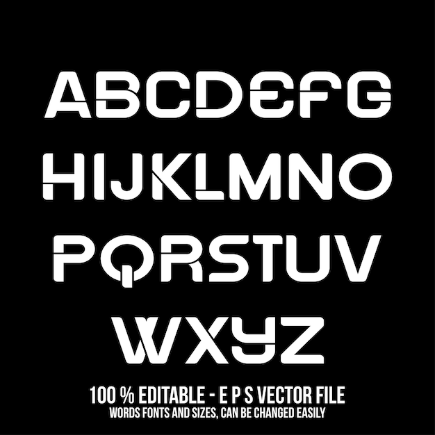Vector conjunto de alfabeto vectorial dibujado a mano triángulo alfabeto abs letras vector