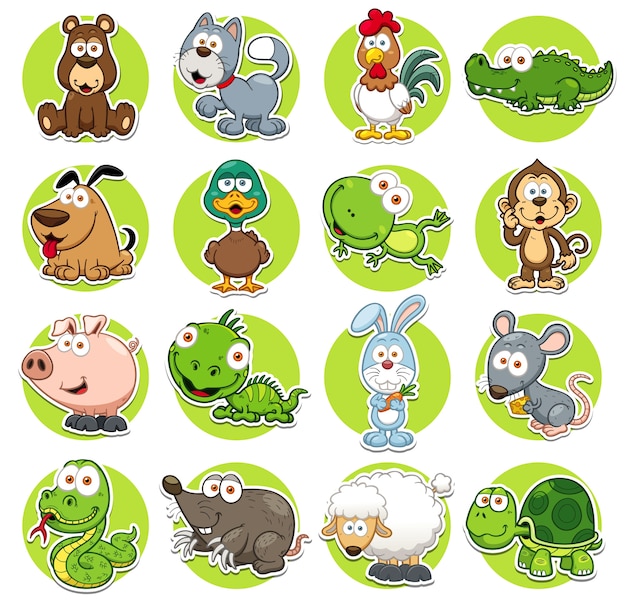 Conjunto de animales