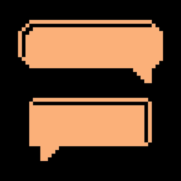 conjunto de arte de píxeles minimalista estética vintage diseño de sprite retro