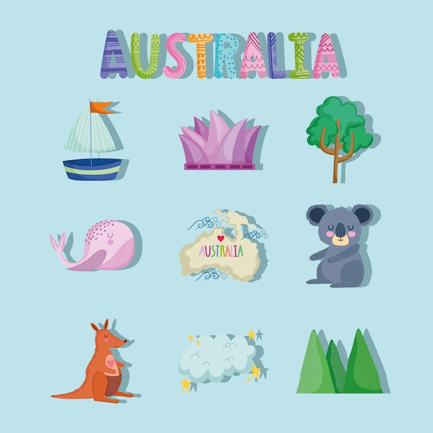 Conjunto, de, australia