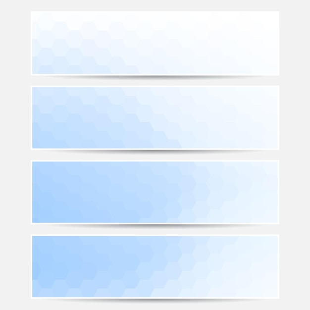 Conjunto de banner de vector