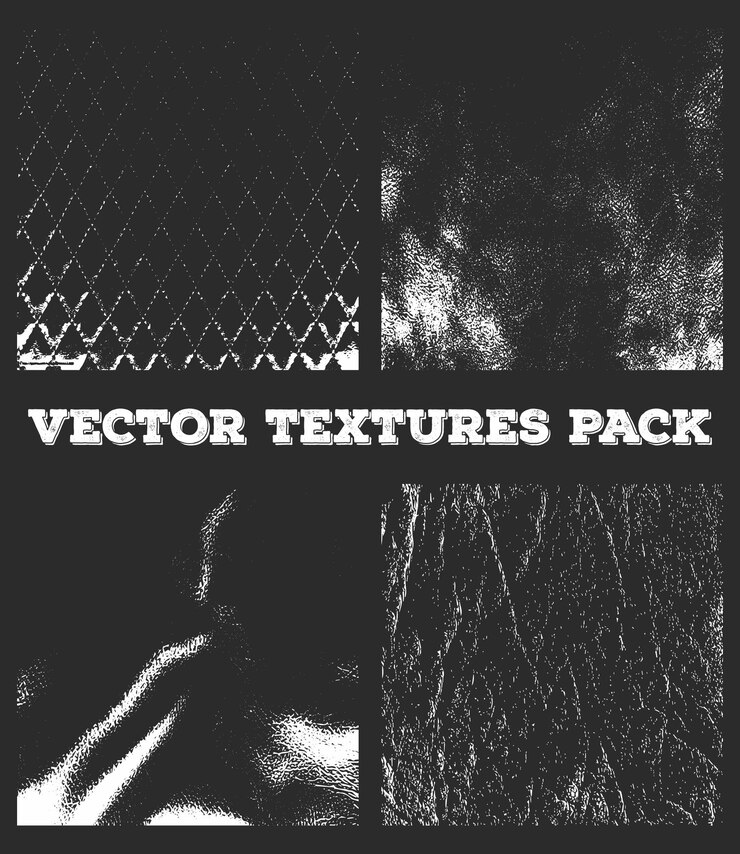 Vector conjunto beige de patrones envejecidos.