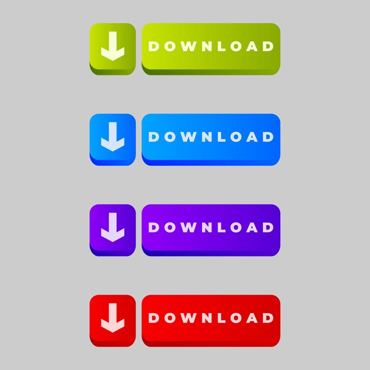 conjunto de botones de descarga