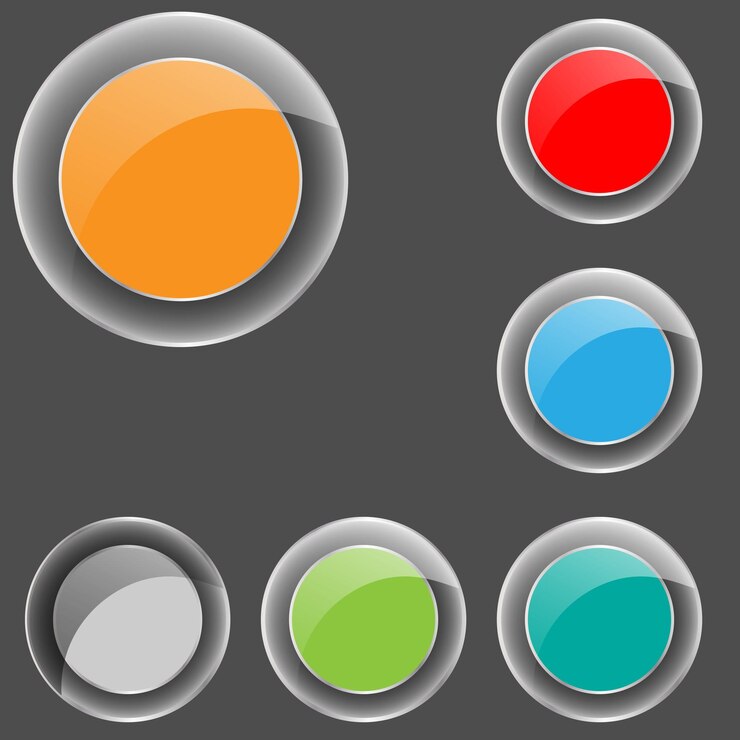 Vector conjunto de botones