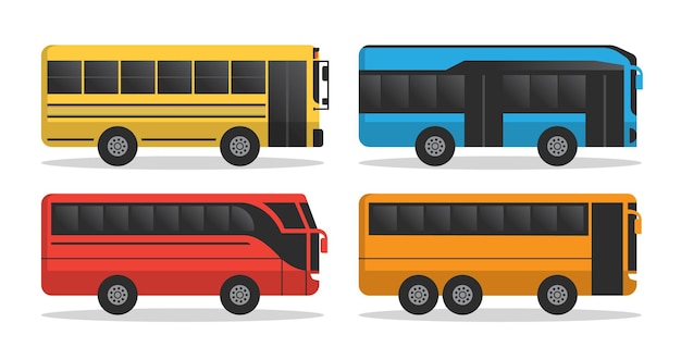 Vector conjunto de bus